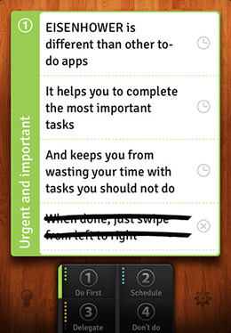 Eisenhower_iphone_01 Eisenhower : écran principal pour iphone