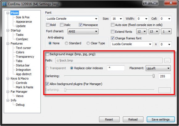 conemu02 Utilisez une image en fond de console