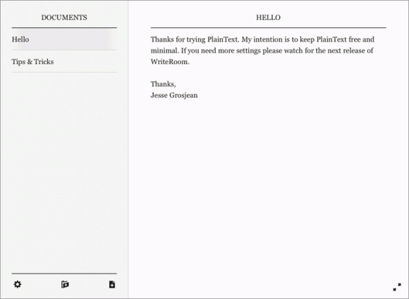 plaintext Plaintext - éditeur texte pour Dropbox