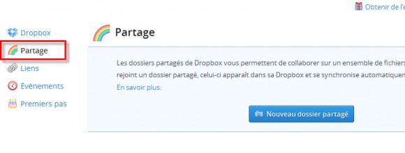 DropBoxPublic01 Partage de dossier DropBox