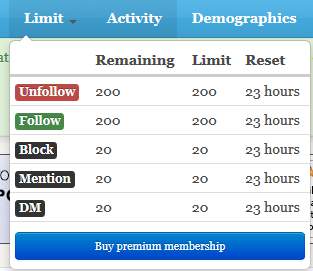 Limites du compte gratuit